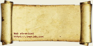 Emilija Jaglikić vizit kartica